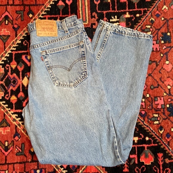Levi's Other - Vintage 90’s Levi’s 550 USA Made Light Wash